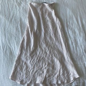Express snake print skirt